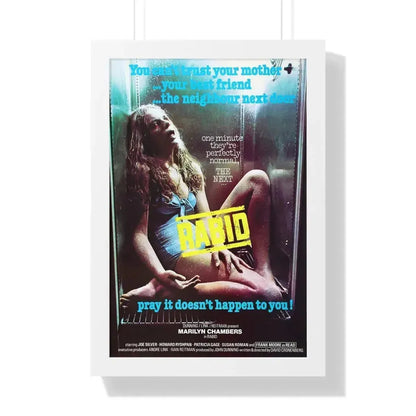 RABID (3) 1977 - Framed Movie Poster 16″ x 24″ White - The Sticker Space