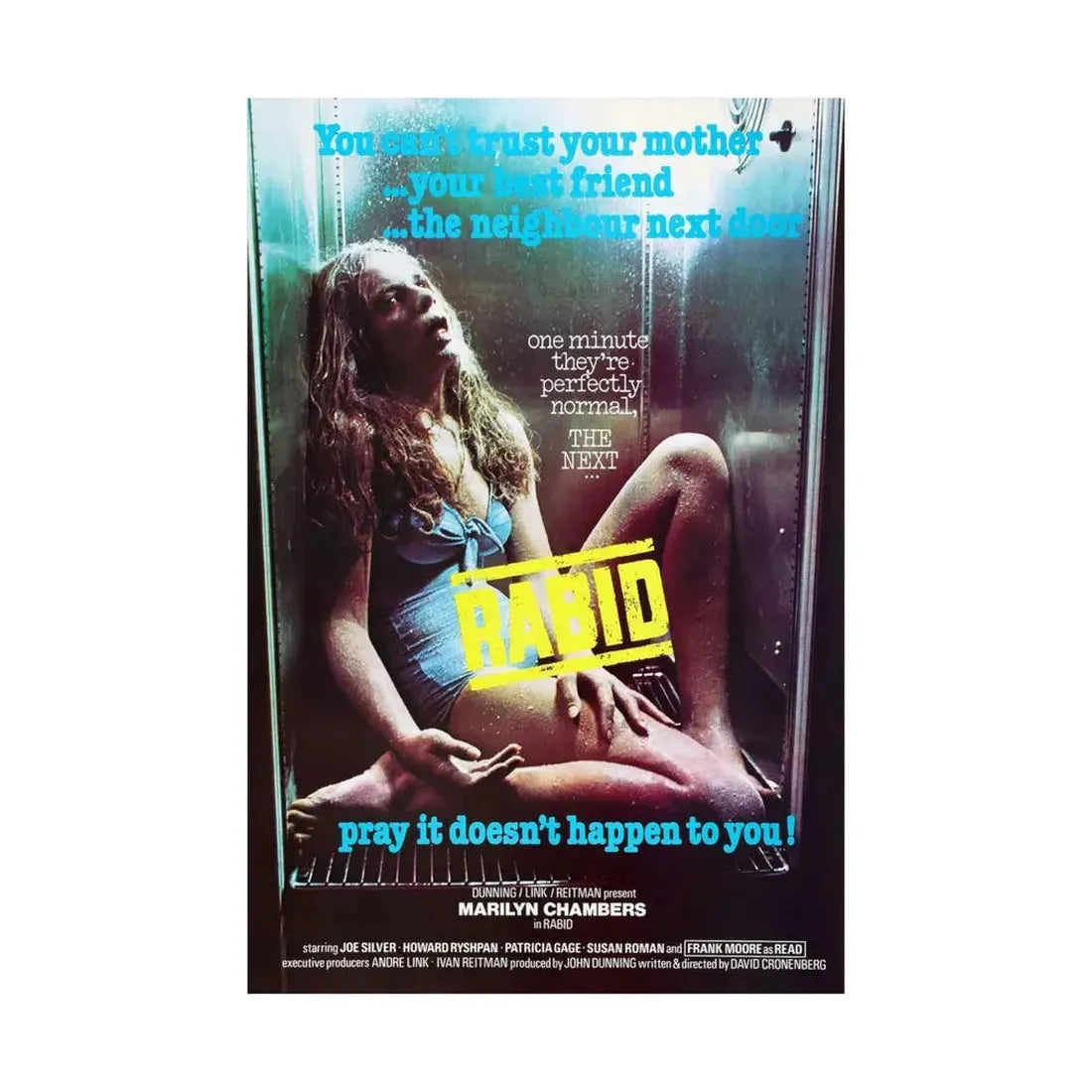 RABID (3) 1977 - Paper Movie Poster - The Sticker Space