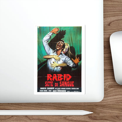 RABID (4) 1977 Movie Poster STICKER Vinyl Die-Cut Decal-The Sticker Space