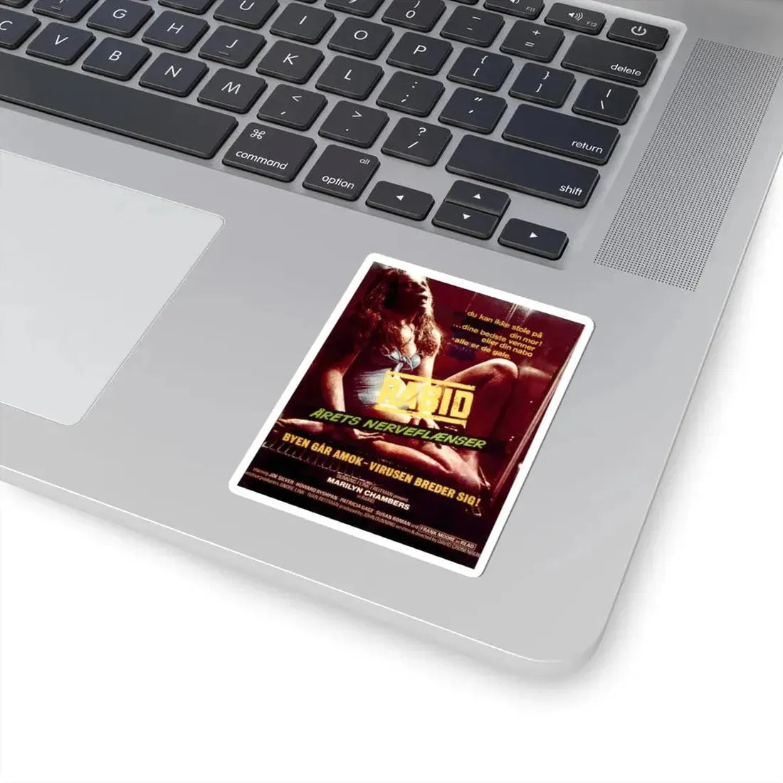 RABID (DANISH) 1977 Movie Poster - STICKER Vinyl Kiss-Cut Decal - The Sticker Space