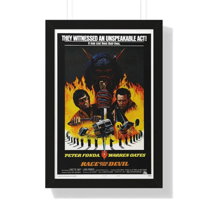 RACE WITH THE DEVIL 1975 - Framed Movie Poster - The Sticker Space