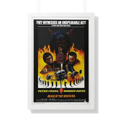 RACE WITH THE DEVIL 1975 - Framed Movie Poster - The Sticker Space