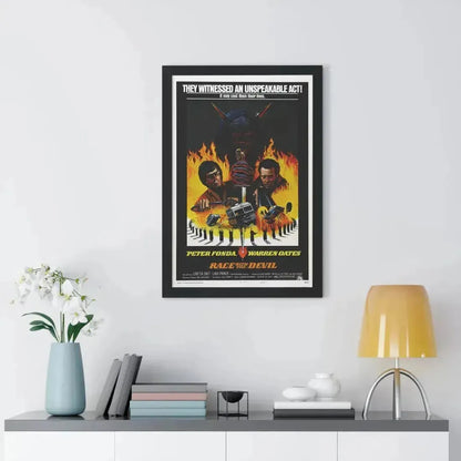 RACE WITH THE DEVIL 1975 - Framed Movie Poster - The Sticker Space