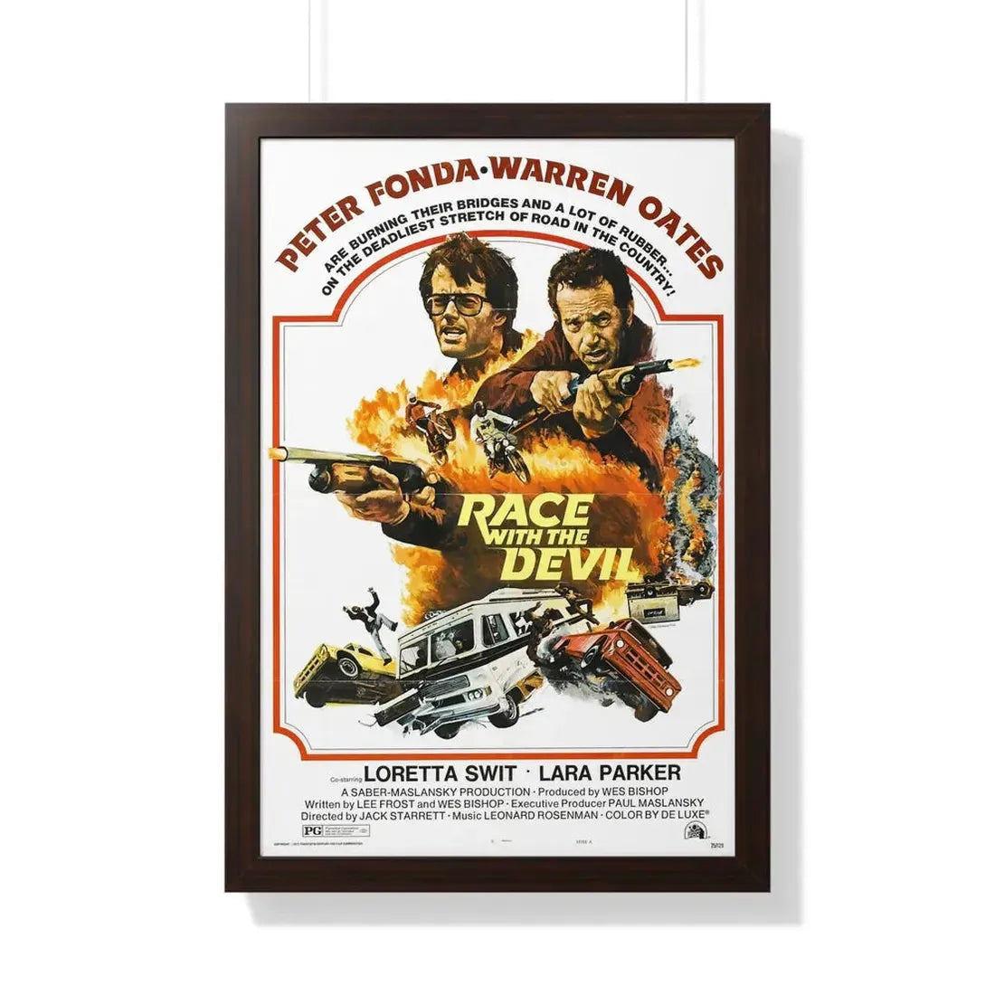 RACE WITH THE DEVIL (2) 1975 - Framed Movie Poster - The Sticker Space