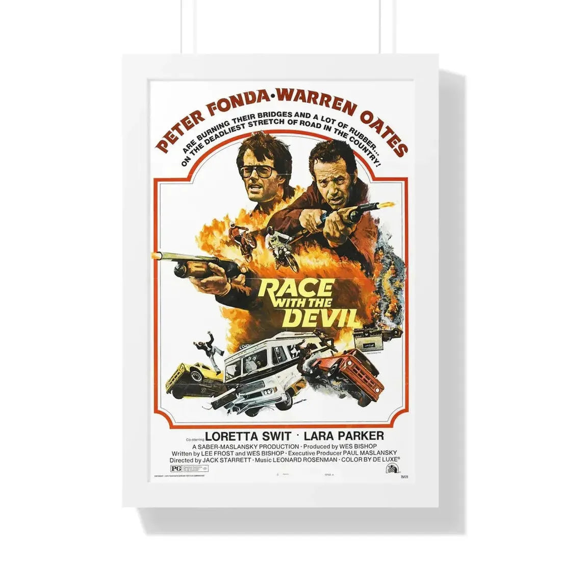 RACE WITH THE DEVIL (2) 1975 - Framed Movie Poster - The Sticker Space