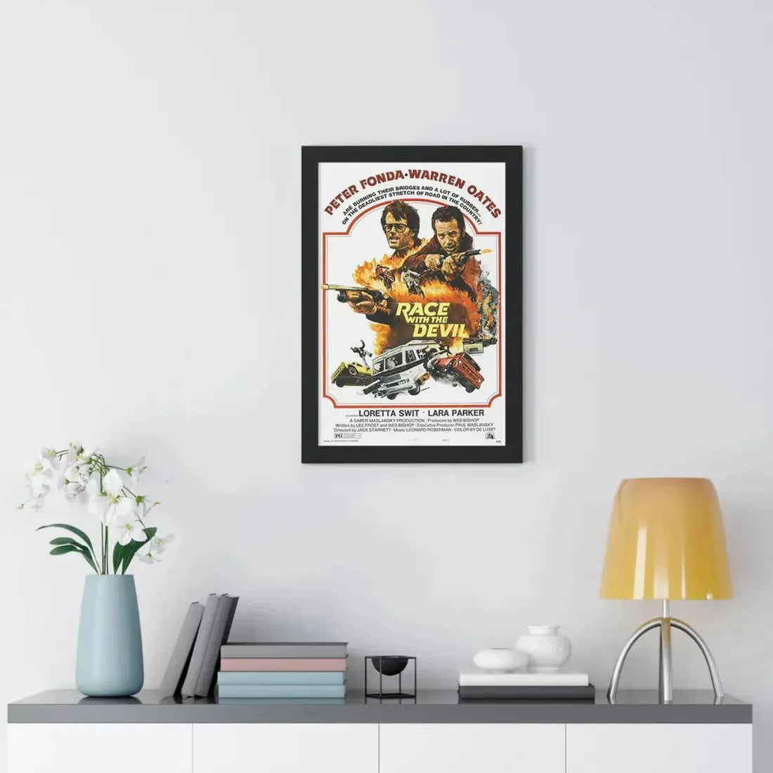 RACE WITH THE DEVIL (2) 1975 - Framed Movie Poster - The Sticker Space