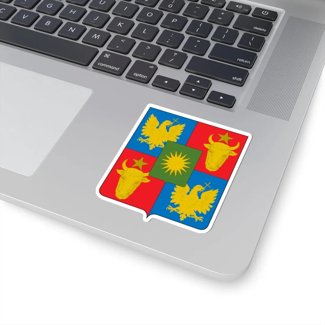 Racoviță Cehan coat of arms (Algeria) (Coat of Arms) STICKER Vinyl Kiss-Cut Decal - The Sticker Space