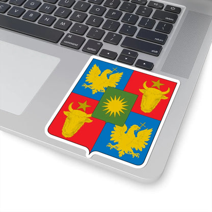 Racoviță Cehan coat of arms (Algeria) (Coat of Arms) STICKER Vinyl Kiss-Cut Decal - The Sticker Space