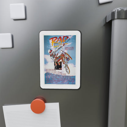 Rad 1986 Movie Poster Die-Cut Magnet-The Sticker Space