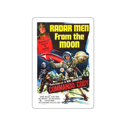 RADAR MEN FROM THE MOON 1952 Movie Poster STICKER Vinyl Die-Cut Decal 6 Inch - The Sticker Space