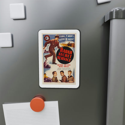 Radar Secret Service 1950 Movie Poster Die-Cut Magnet-The Sticker Space