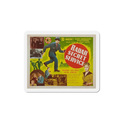 Radar Secret Service 1950 v2 Movie Poster Refrigerator Magnet 3 Inch - The Sticker Space