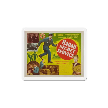 Radar Secret Service 1950 v2 Movie Poster Refrigerator Magnet 4 Inch - The Sticker Space