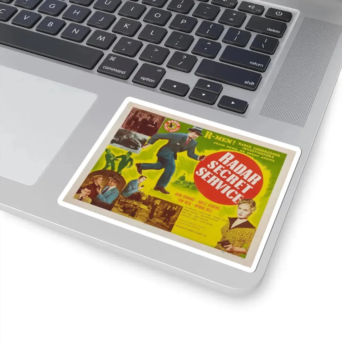 Radar Secret Service 1950 v2 Movie Poster - STICKER Vinyl Kiss-Cut Decal - The Sticker Space