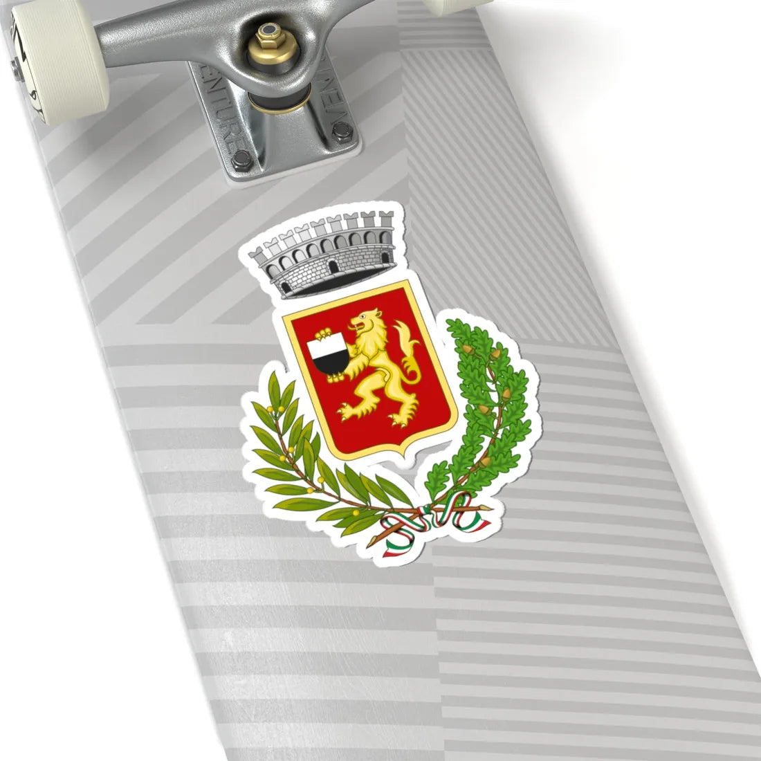 Radicofani-Stemma (Italy) (Coat of Arms) STICKER Vinyl Kiss-Cut Decal - The Sticker Space