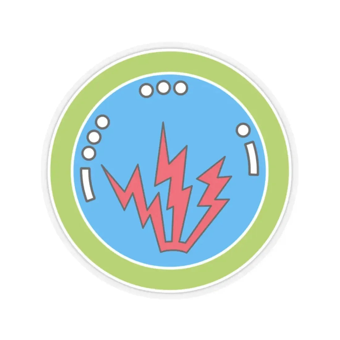 Radio (Boy Scout Merit Badge) STICKER Vinyl Kiss-Cut Decal 2 Inch Transparent - The Sticker Space