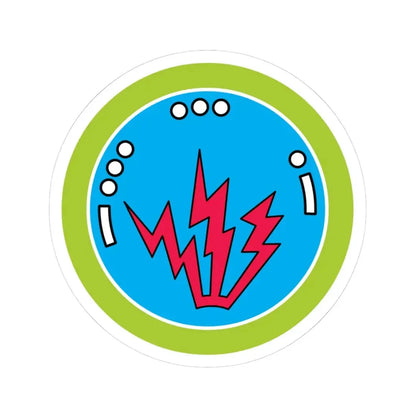 Radio (Boy Scout Merit Badge) STICKER Vinyl Kiss-Cut Decal 3 Inch White - The Sticker Space