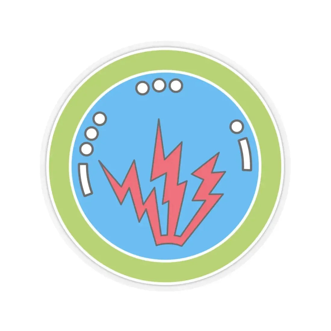 Radio (Boy Scout Merit Badge) STICKER Vinyl Kiss-Cut Decal 4 Inch Transparent - The Sticker Space