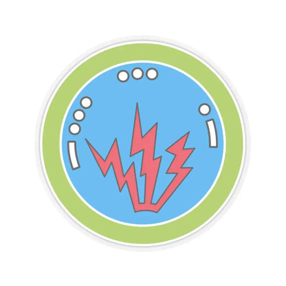 Radio (Boy Scout Merit Badge) STICKER Vinyl Kiss-Cut Decal 4 Inch Transparent - The Sticker Space