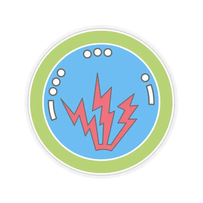 Radio (Boy Scout Merit Badge) STICKER Vinyl Kiss-Cut Decal 6 Inch Transparent - The Sticker Space