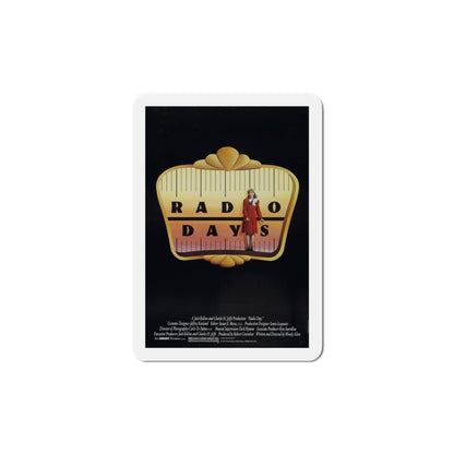 Radio Days 1987 Movie Poster Die-Cut Magnet-6 × 6"-The Sticker Space