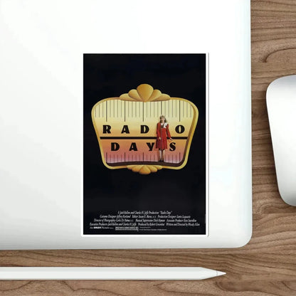 Radio Days 1987 Movie Poster STICKER Vinyl Die-Cut Decal - The Sticker Space