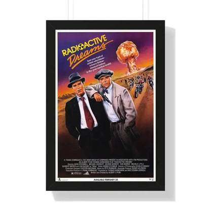 RADIOACTIVE DREAMS 1984 - Framed Movie Poster 16″ x 24″ Black - The Sticker Space