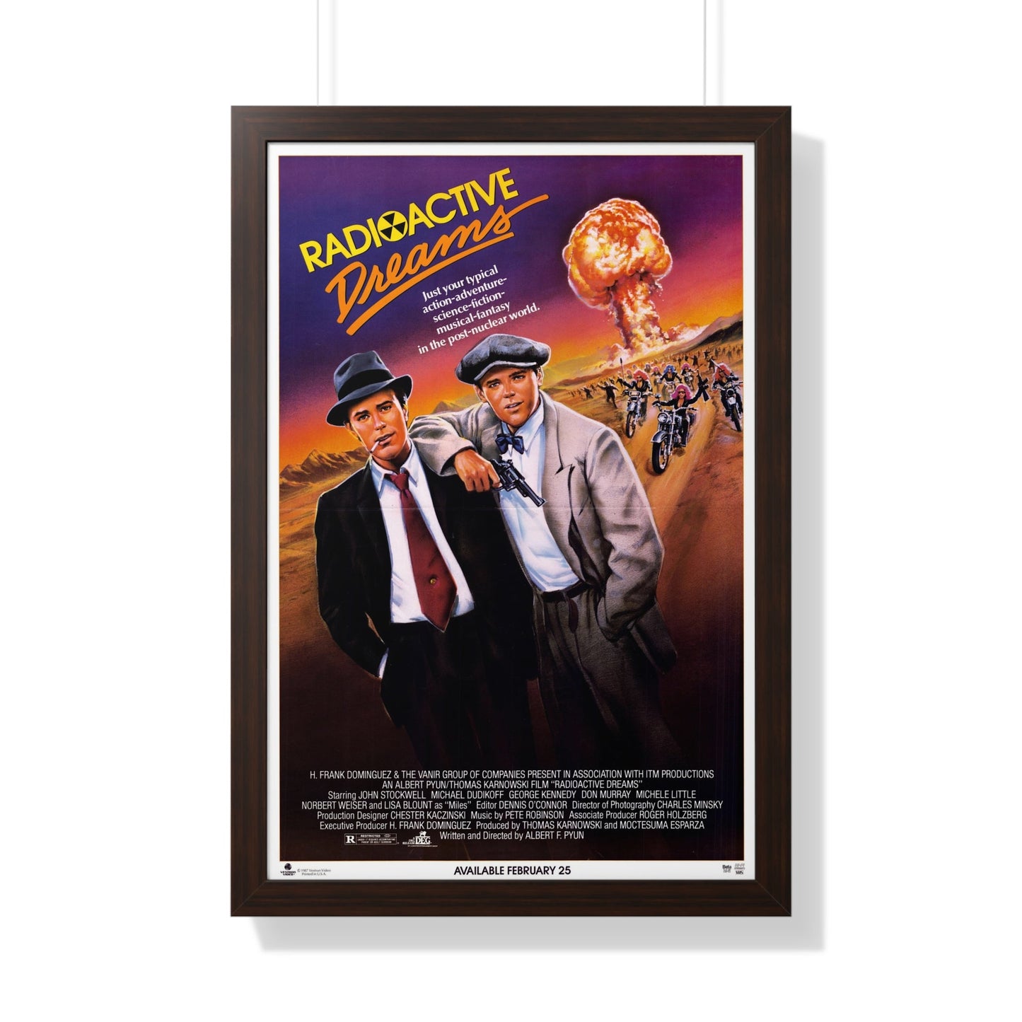 RADIOACTIVE DREAMS 1984 - Framed Movie Poster-20" x 30"-The Sticker Space