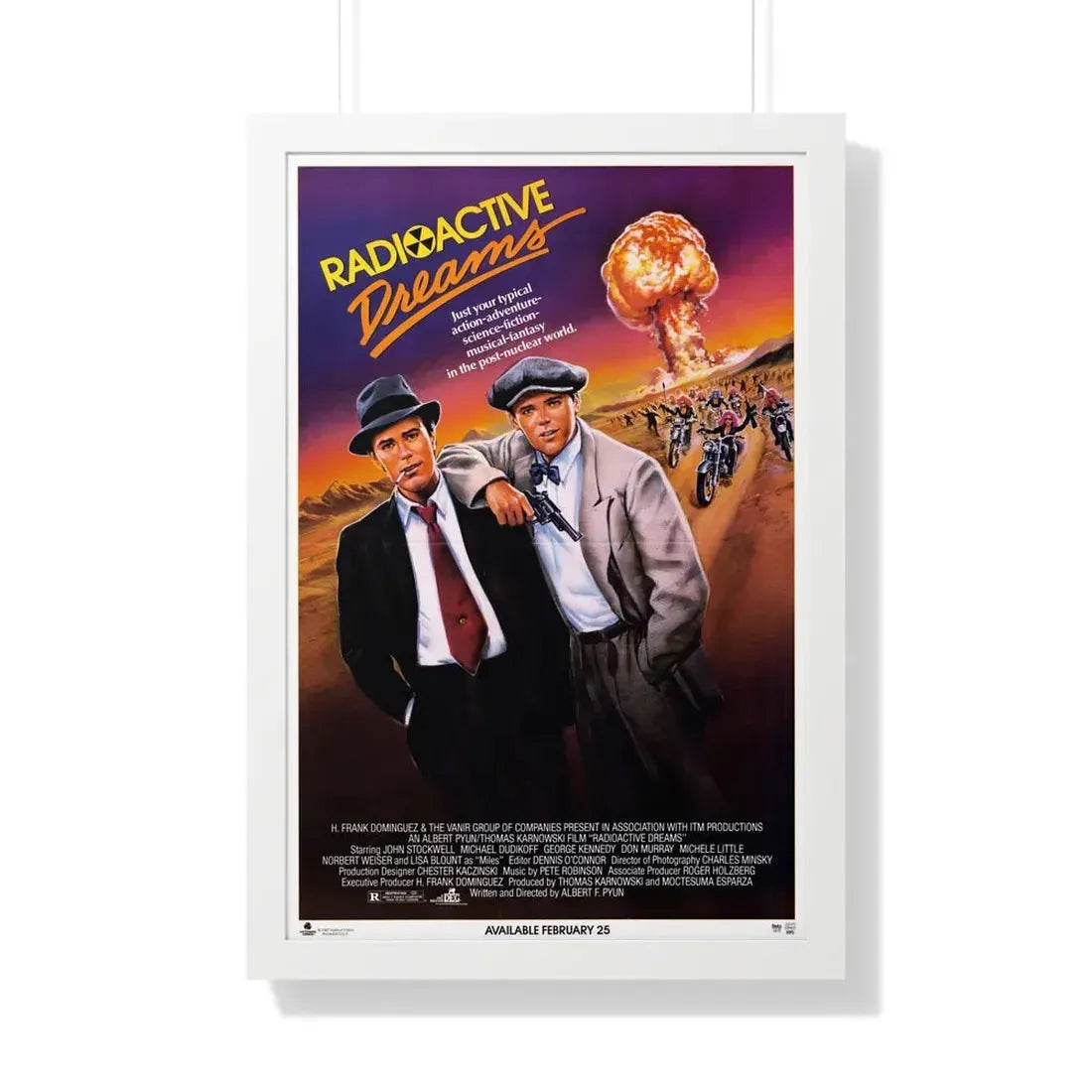 RADIOACTIVE DREAMS 1984 - Framed Movie Poster - The Sticker Space