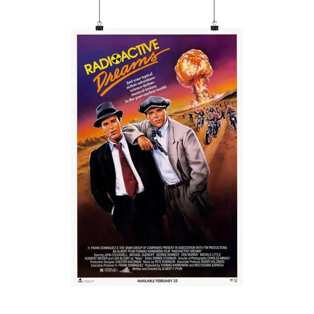RADIOACTIVE DREAMS 1984 - Paper Movie Poster 16″ x 24″ Matte - The Sticker Space