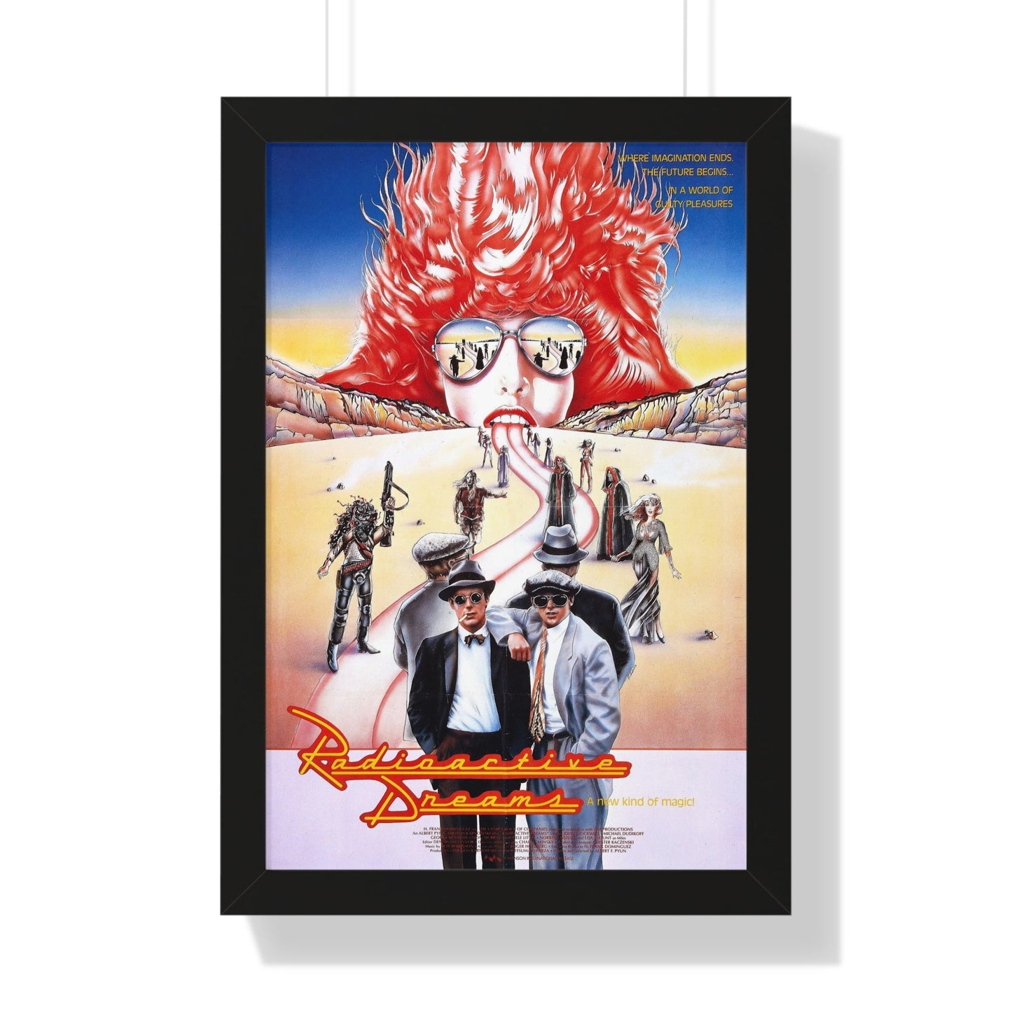 RADIOACTIVE DREAMS (2) 1984 - Framed Movie Poster-16″ x 24″-The Sticker Space