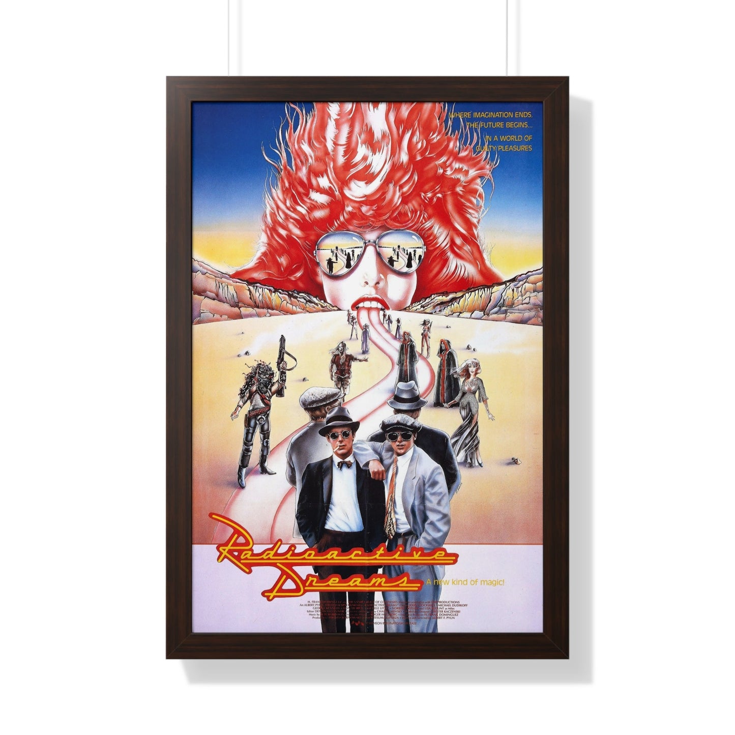 RADIOACTIVE DREAMS (2) 1984 - Framed Movie Poster-20" x 30"-The Sticker Space