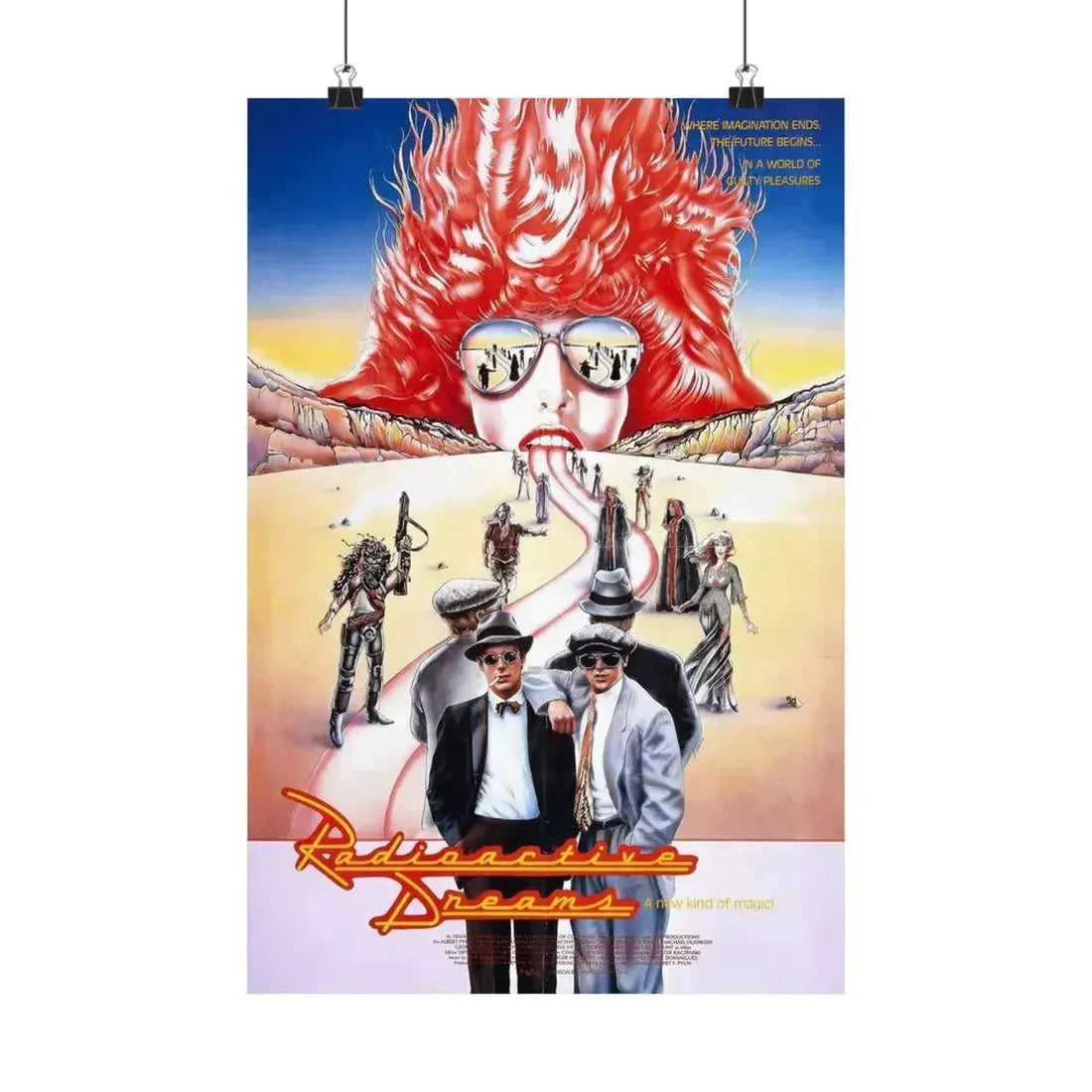 RADIOACTIVE DREAMS (2) 1984 - Paper Movie Poster 12″ x 18″ Matte - The Sticker Space