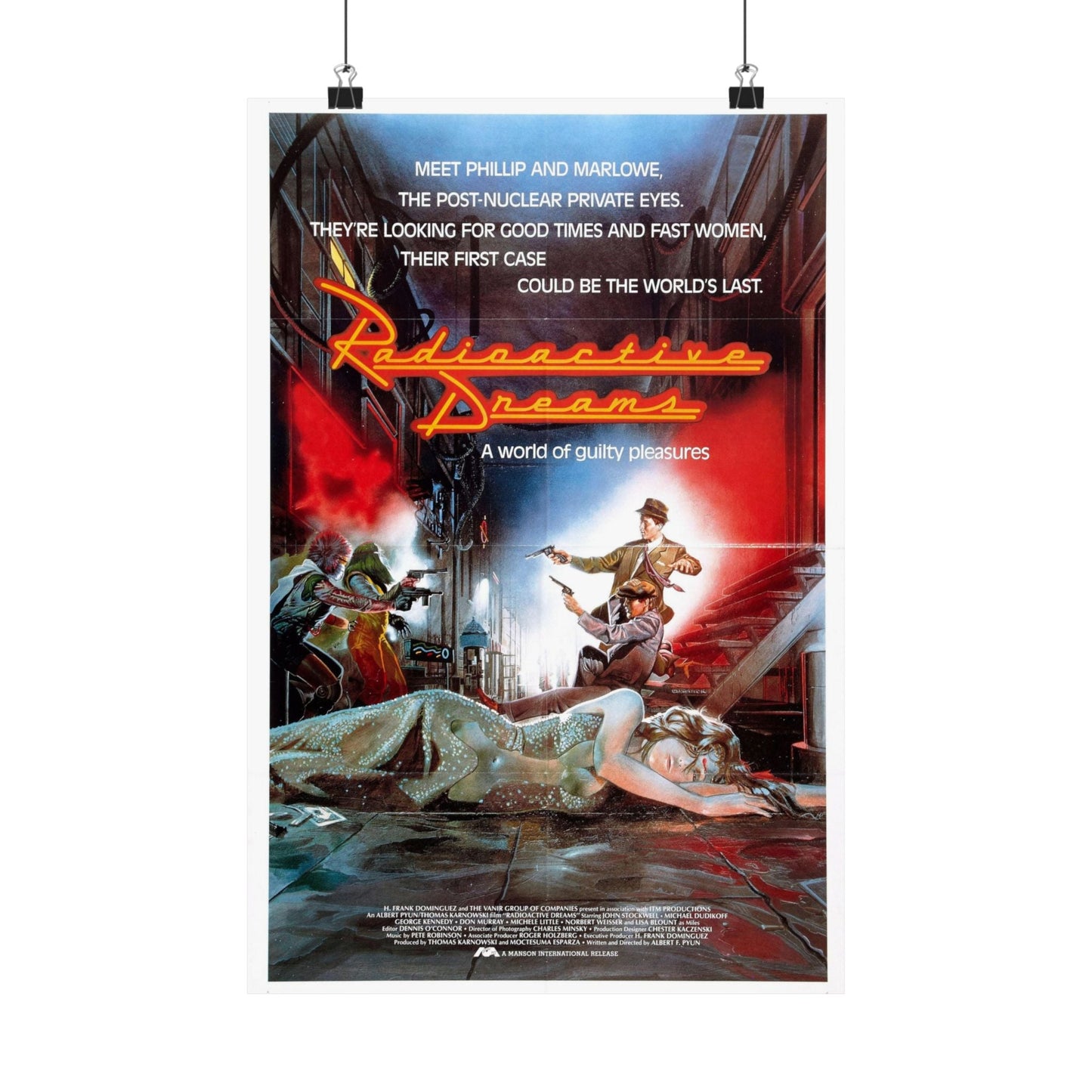 RADIOACTIVE DREAMS (3) 1984 - Paper Movie Poster-12″ x 18″-The Sticker Space