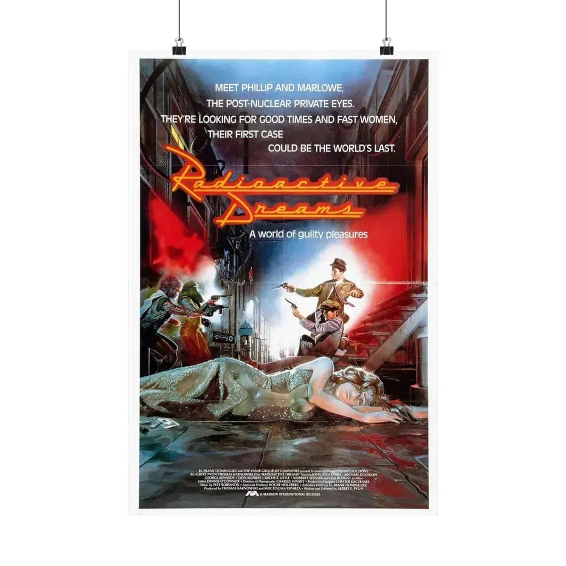 RADIOACTIVE DREAMS (3) 1984 - Paper Movie Poster 16″ x 24″ Matte - The Sticker Space