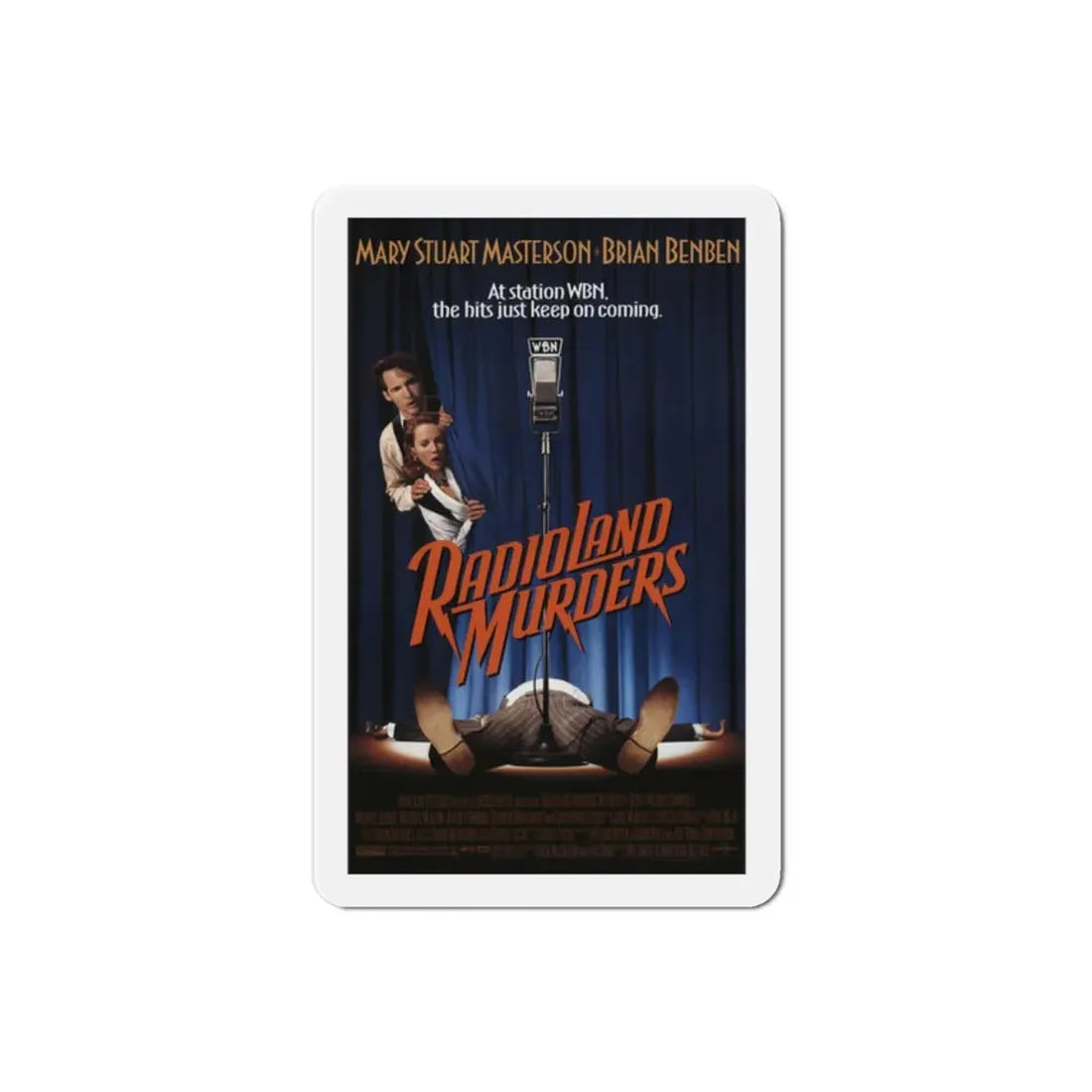 Radioland Murders 1994 Movie Poster Refrigerator Magnet - The Sticker Space