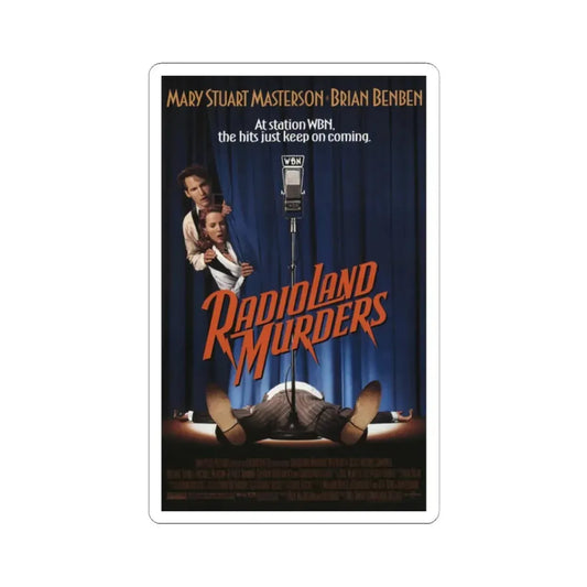 Radioland Murders 1994 Movie Poster - STICKER Vinyl Kiss-Cut Decal 2 Inch White - The Sticker Space