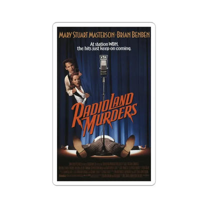 Radioland Murders 1994 Movie Poster - STICKER Vinyl Kiss-Cut Decal 6 Inch White - The Sticker Space