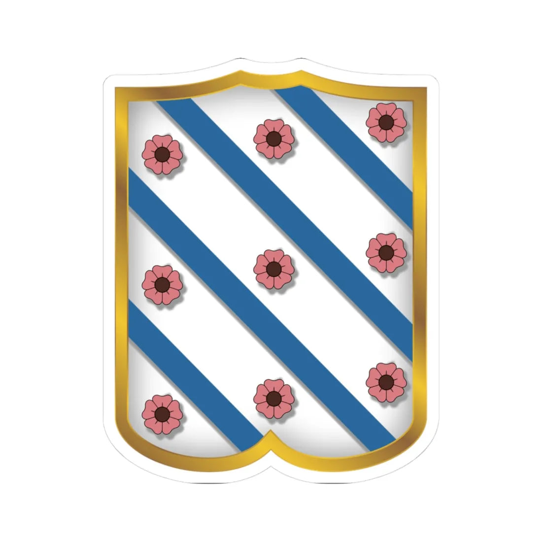 Raffadali-Stemma (Italy) (Coat of Arms) STICKER Vinyl Kiss-Cut Decal 3 Inch White - The Sticker Space