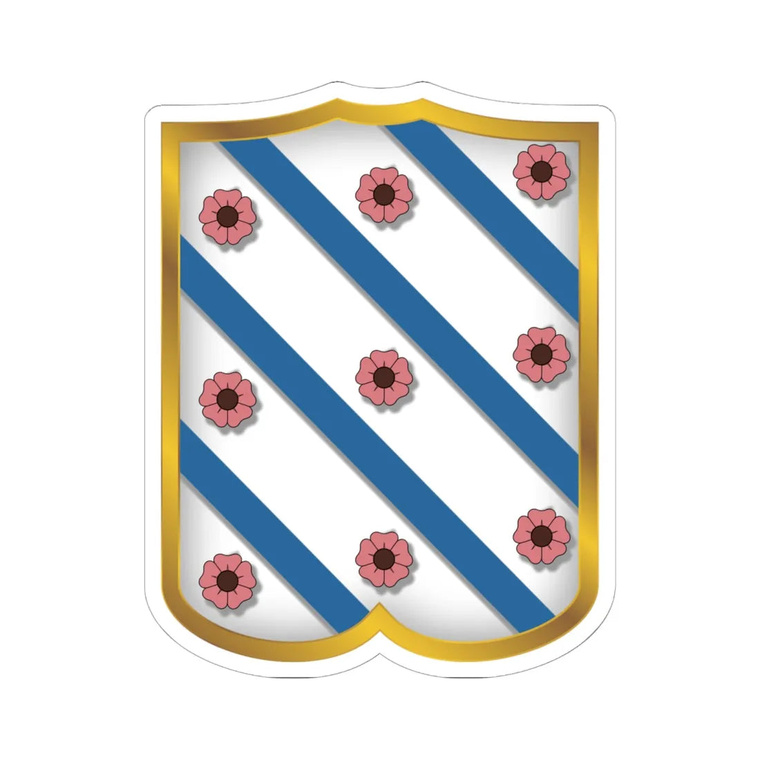 Raffadali-Stemma (Italy) (Coat of Arms) STICKER Vinyl Kiss-Cut Decal 6 Inch White - The Sticker Space