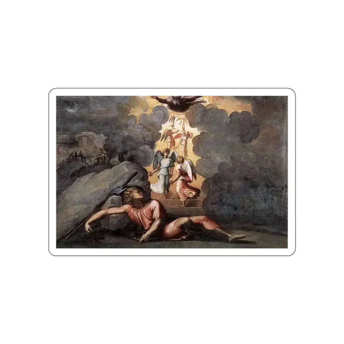 RAFFAELLO Sanzio - Jacob's Dream (Artwork) STICKER Vinyl Die-Cut Decal - The Sticker Space