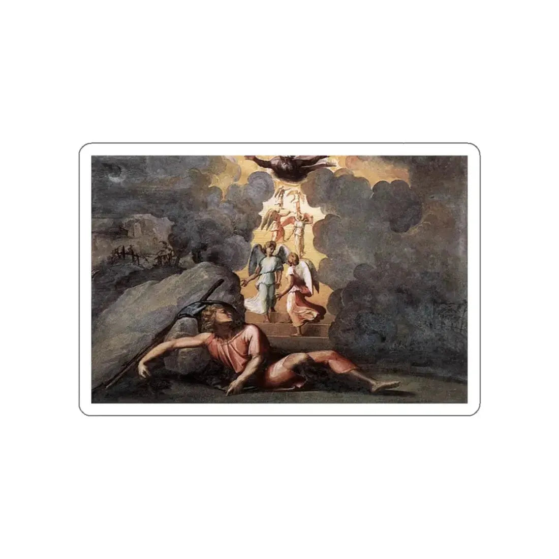 RAFFAELLO Sanzio - Jacob's Dream (Artwork) STICKER Vinyl Die-Cut Decal - The Sticker Space