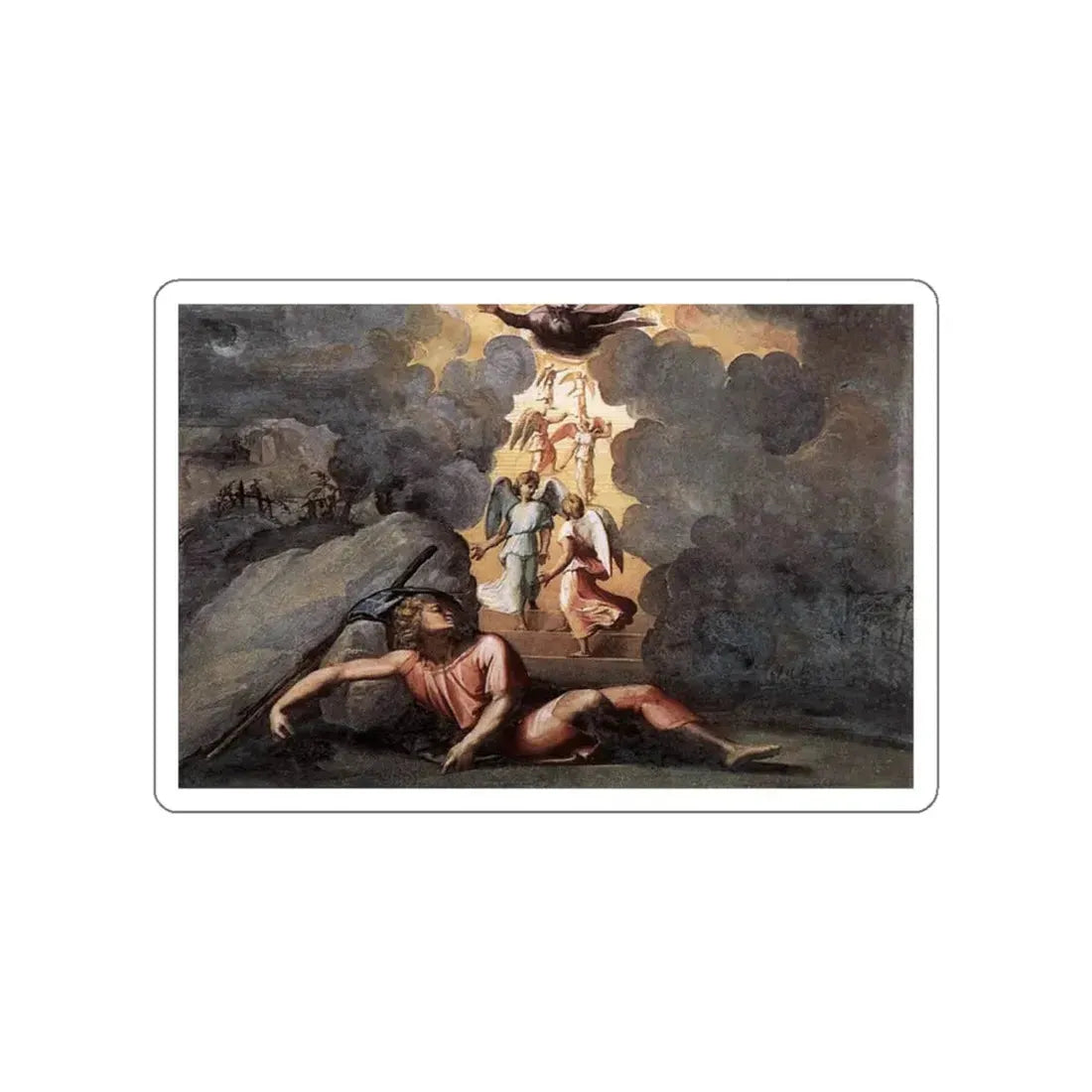 RAFFAELLO Sanzio - Jacob's Dream (Artwork) STICKER Vinyl Die-Cut Decal - The Sticker Space