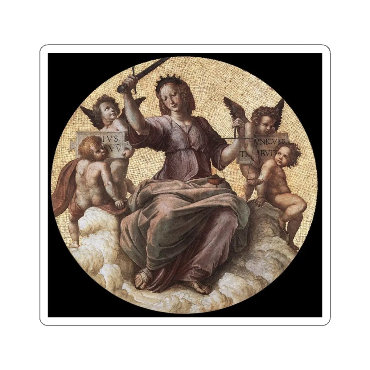 SKU:31319715781529534350 Sticker types:White Shape:Die-Cut Sizes:6" × 6"