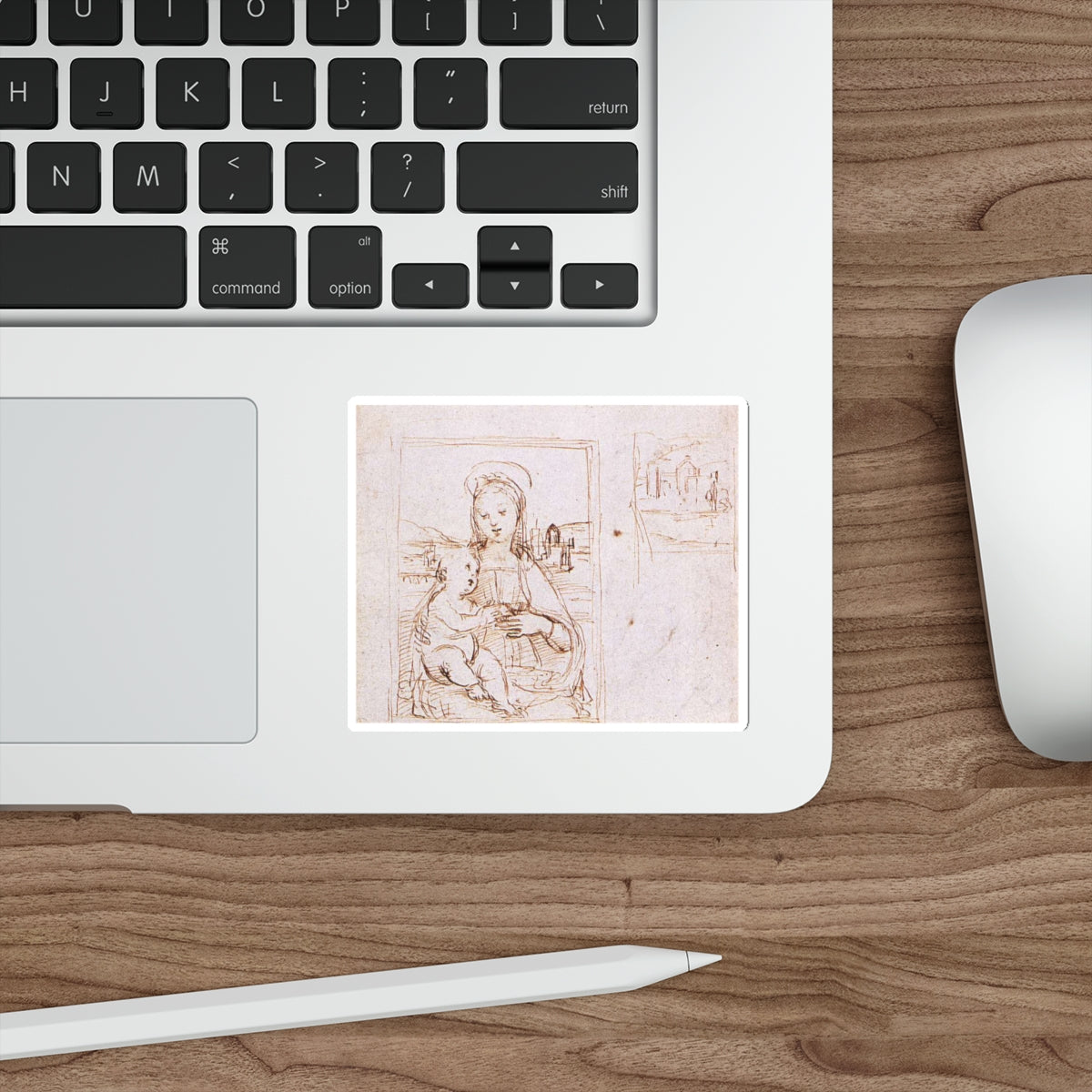 RAFFAELLO Sanzio - Madonna and Child (Artwork) STICKER Vinyl Die-Cut Decal-The Sticker Space