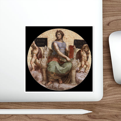 RAFFAELLO Sanzio - Philosophy (ceiling tondo) (Artwork) STICKER Vinyl Die-Cut Decal-The Sticker Space