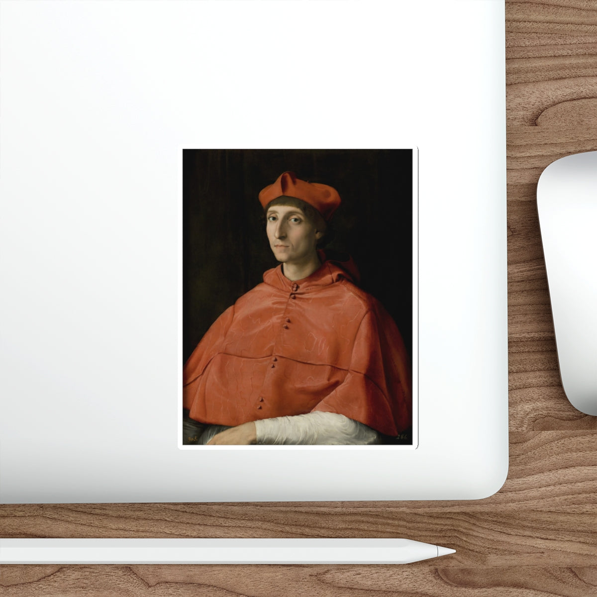 RAFFAELLO Sanzio - Raphael The Cardinal (Artwork) STICKER Vinyl Die-Cut Decal-The Sticker Space