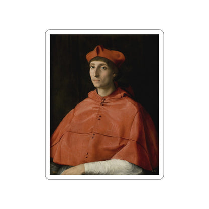 RAFFAELLO Sanzio - Raphael The Cardinal (Artwork) STICKER Vinyl Die-Cut Decal-White-The Sticker Space