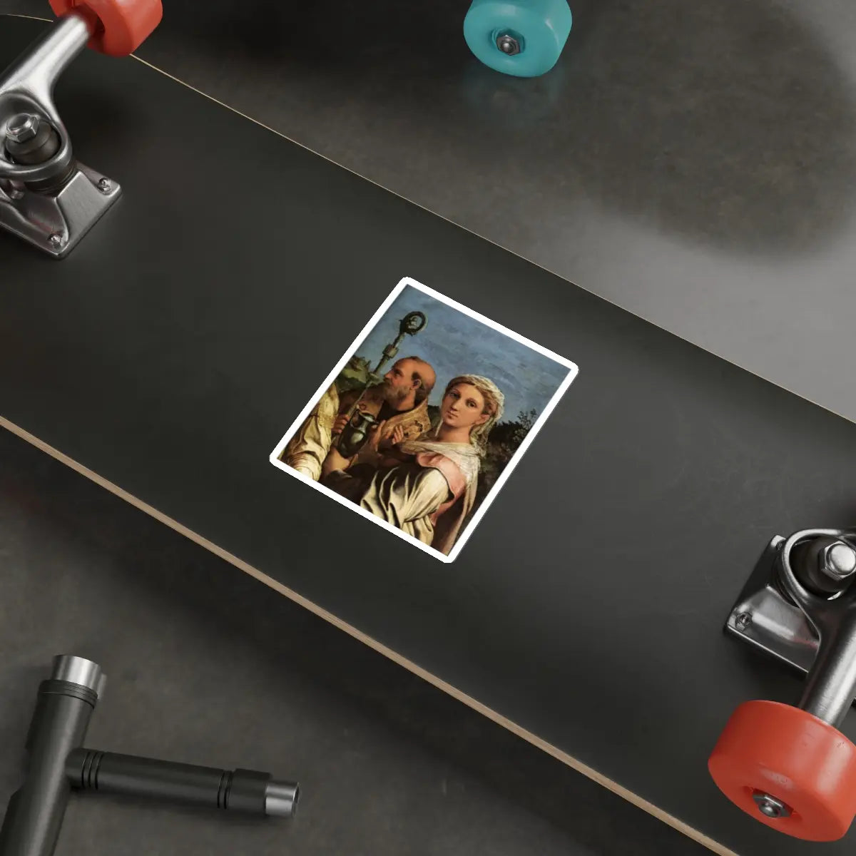 SKU:35396774268577584141 Sticker types:White Shape:Die-Cut Sizes:4" × 4"