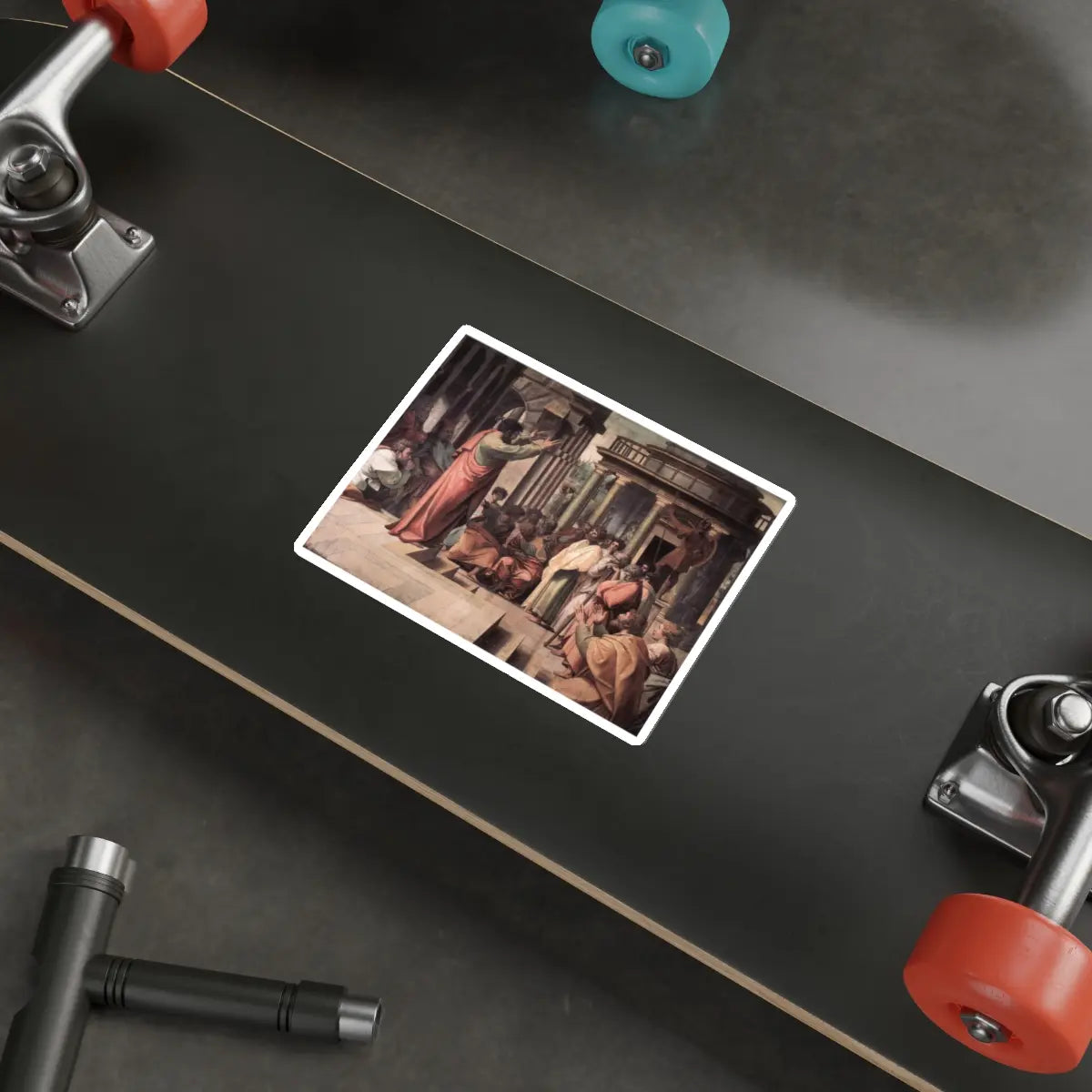 SKU:12438149587439352297 Sticker types:White Shape:Die-Cut Sizes:5" × 5"